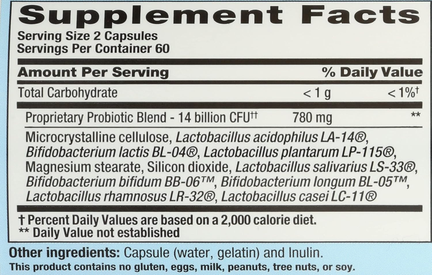 Nutrition Now - Pb 8 Acidophilus, 120 Capsules